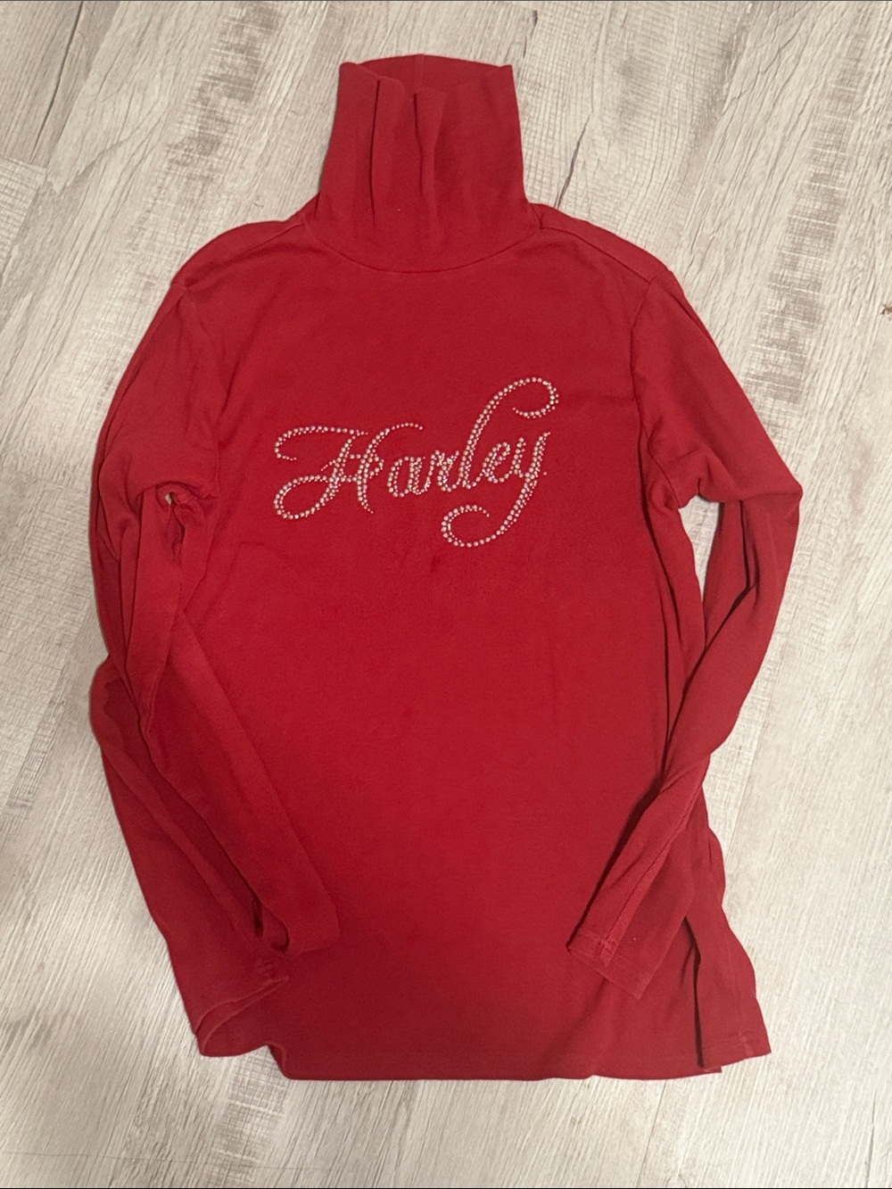 Harley Davidson “Harley” Rhinestone Turtleneck